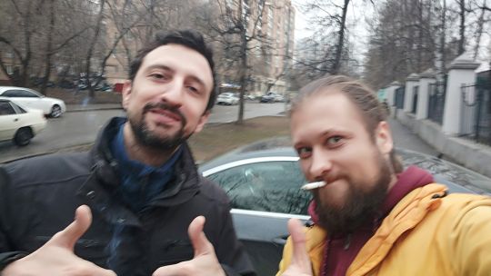 «Случайная» встреча Абу и Маркова на ул.Габричевского